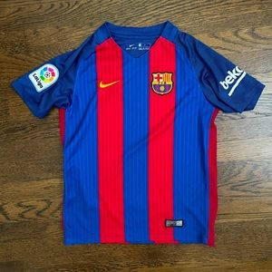 Nike FC Barcelona Home Youth Soccer Jersey- 2016/17